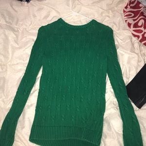 Green sweater